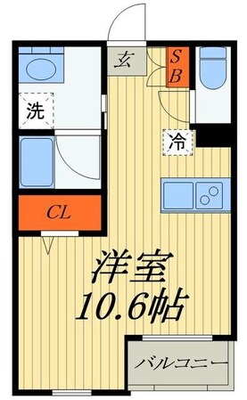 カーサデルマールの物件間取画像